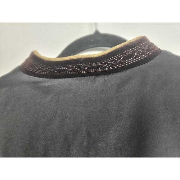 NWT Stockerpoint Brown Velvet Embroidered Waistcoat Vest Mens Sz 52 - Picture 4 of 8